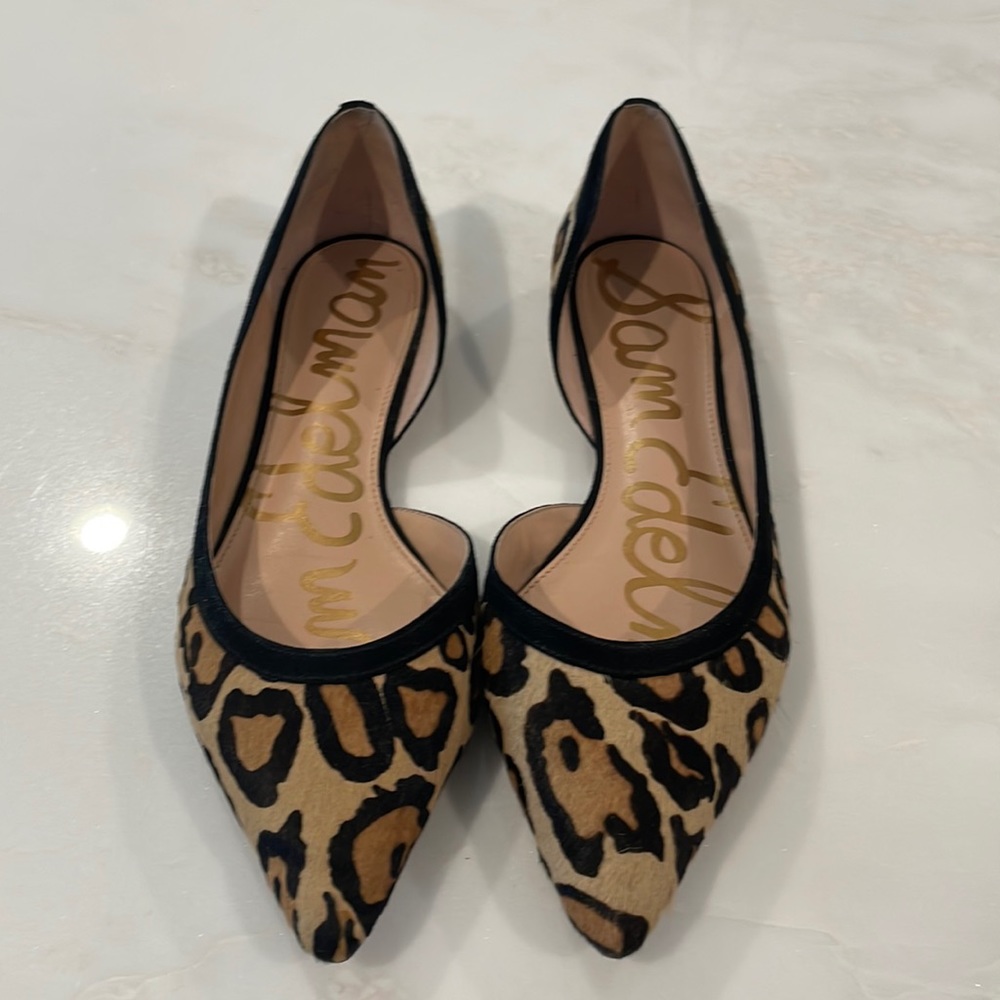 Sam Edelman Leopard Flats